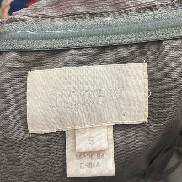 J Crew Gray Bridesmaid Dress Size 6 - Picture 2 of 3